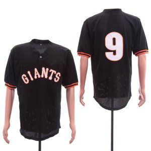 MLB Giants 9 Matt Williams Black Mesh Throwback Men Jersey MLB Giants 9 Matt Williams Black Mesh Throwback Men Jersey