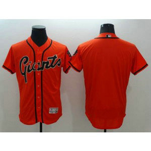 MLB Giants Blank Orange Flexbase Alternate Men Jersey MLB Giants Blank Orange Flexbase Alternate Men Jersey