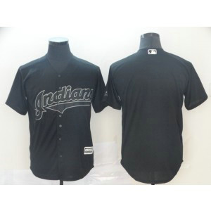 MLB Indians Blank Black 2019 Players' Weekend Player Men Jersey