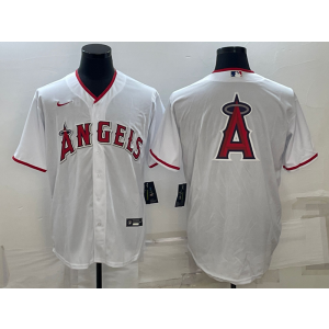 MLB Los Angeles Angels White Blank Baseball Logo Nike Men Jersey MLB Los Angeles Angels White Blank Baseball Logo Nike Men Jersey