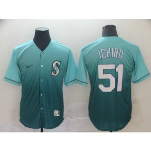 MLB Mariners 51 Ichiro Suzuki Green Drift Fashion Men Jersey MLB Mariners 51 Ichiro Suzuki Green Drift Fashion Men Jersey