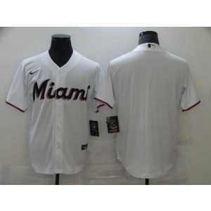 MLB Marlins Blank 2020 Nike Cool Base Men Jersey