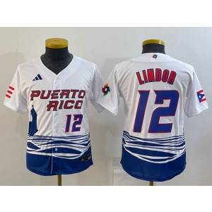 MLB Mets 12 Francisco Lindor 2023 World Series Women Jersey MLB Mets 12 Francisco Lindor 2023 World Series Women Jersey