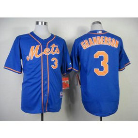 MLB Mets 3 Curtis Granderson Blue Alternate Home Cool Base Men Jersey MLB Mets 3 Curtis Granderson Blue Alternate Home Cool Base Men Jersey