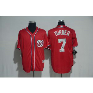 MLB Nationals 7 Trea Turner Red 2017 Spring Training Cool Base Men Jersey MLB Nationals 7 Trea Turner Red 2017 Spring Training Cool Base Men Jersey