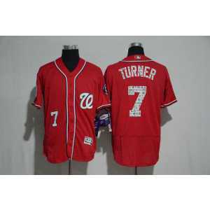 MLB Nationals 7 Trea Turner Red 2017 Spring Training Flexbase Men Jersey MLB Nationals 7 Trea Turner Red 2017 Spring Training Flexbase Men Jersey