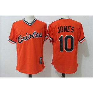 MLB Orioles 10 Adam Jones Orange Cooperstown Cool Base Men Jersey MLB Orioles 10 Adam Jones Orange Cooperstown Cool Base Men Jersey