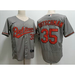 MLB Orioles 35 Adley Rutschman Grey Nike Cool Base Men Jersey MLB Orioles 35 Adley Rutschman Grey Nike Cool Base Men Jersey