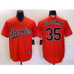 MLB Orioles 35 Adley Rutschman Orange Nike Cool Base Men Jersey MLB Orioles 35 Adley Rutschman Orange Nike Cool Base Men Jersey