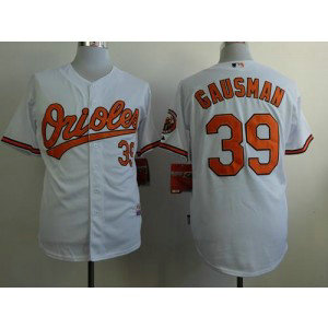 MLB Orioles 39 Kevin Gausman White Cool Base Men Jersey