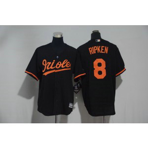 MLB Orioles 8 Cal Ripken Jr. Black New Cool Base Youth Jersey