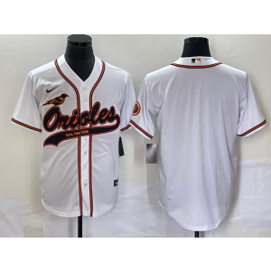 MLB Orioles Blank White Baseball Nike Cool Base Men Jersey MLB Orioles Blank White Baseball Nike Cool Base Men Jersey
