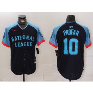 MLB Padres 10 Jurickson Profar Black 2024 All-Star Nike Cool Base Men Jersey