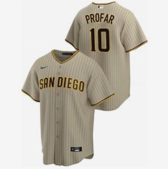 MLB Padres 10 Jurickson Profar brown Nike Men Jersey