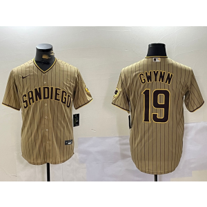 MLB Padres 19 Tony Gwynn Brown Nike Cool Base Men Jersey MLB Padres 19 Tony Gwynn Brown Nike Cool Base Men Jersey