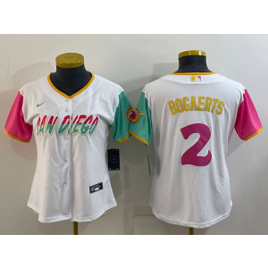 MLB Padres 2 Bogaerts 2021 City Connect Nike Cool Base Women Jersey