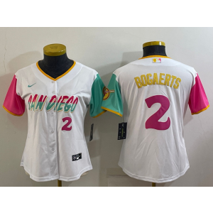 MLB Padres 2 Bogaerts 2021 City Connect Nike Cool Base Youth Jersey