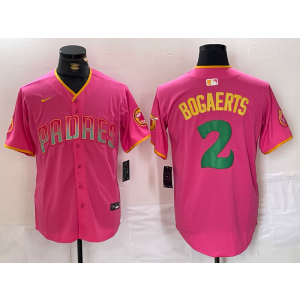MLB Padres 2 Bogaerts Pink Nike Cool Base Men Jersey