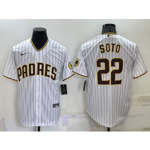 MLB Padres 22 Juan Soto White Nike Cool Base Men Jersey MLB Padres 22 Juan Soto White Nike Cool Base Men Jersey