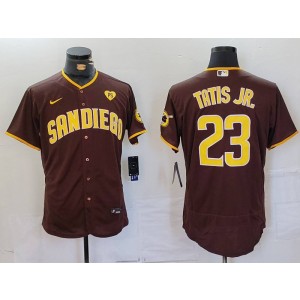 MLB Padres 23 Fernando Tatis Jr. Brown Flexbase Men Jersey