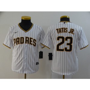 MLB Padres 23 Fernando Tatis Jr. White 2020 Nike Cool Base Youth Jersey