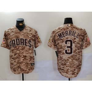 MLB Padres 3 Merrill Camo Nike Cool Base Men Jersey MLB Padres 3 Merrill Camo Nike Cool Base Men Jersey