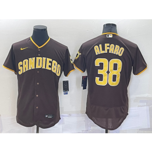 MLB Padres 38 ALFARO Brown Nike Flexbase Men Jersey