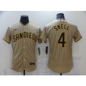 MLB Padres 4 Snell Brown Nike Flexbase Men Jersey