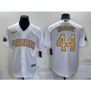 MLB Padres 44 Joe Musgrove White 2022 All-Star Cool Base Men Jersey