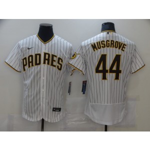 MLB Padres 44 Musgrove White Nike Flexbase Men Jersey