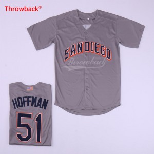 MLB Padres 51 Trevor Hoffman Gray Retro Throwback Men Jersey MLB Padres 51 Trevor Hoffman Gray Retro Throwback Men Jersey