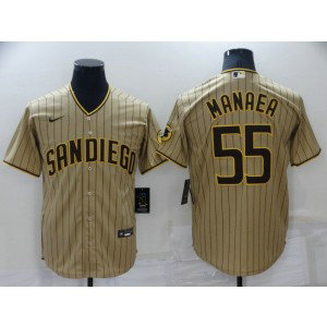 MLB Padres 55 MANAER Brown Nike Cool Base Men Jersey MLB Padres 55 MANAER Brown Nike Cool Base Men Jersey