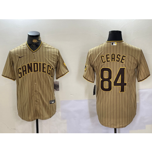 MLB Padres 84 Cease Brown Nike Cool Base Men Jersey MLB Padres 84 Cease Brown Nike Cool Base Men Jersey