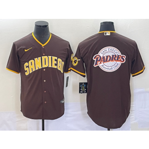 MLB Padres Blank Brown Baseball Logo Nike Men Jersey MLB Padres Blank Brown Baseball Logo Nike Men Jersey