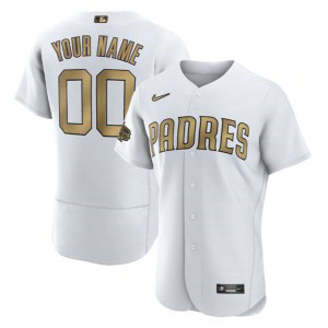 MLB Padres Customized White 2022 All-Star Flexbase Men Jersey
