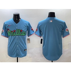 MLB Phillie Blank Blue Nike Cool Base Men Jersey MLB Phillie Blank Blue Nike Cool Base Men Jersey