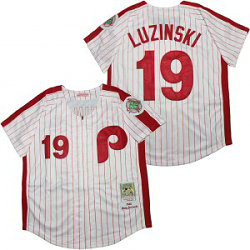 MLB Phillies 19 Greg Luzinski White 100th 1980 Cooperstown Collection Men Jersey MLB Phillies 19 Greg Luzinski White 100th 1980 Cooperstown Collection Men Jersey