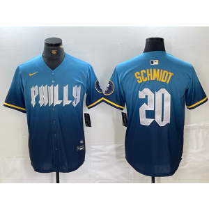 MLB Phillies 20 Mike Schmidt 2024 City Connect Nike Cool Base Men Jersey MLB Phillies 20 Mike Schmidt 2024 City Connect Nike Cool Base Men Jersey
