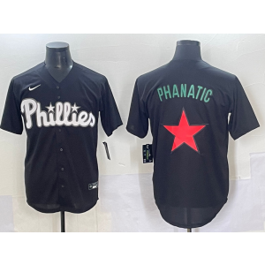 MLB Phillies Blank Black Star Logo Nike Cool Base Men Jersey MLB Phillies Blank Black Star Logo Nike Cool Base Men Jersey