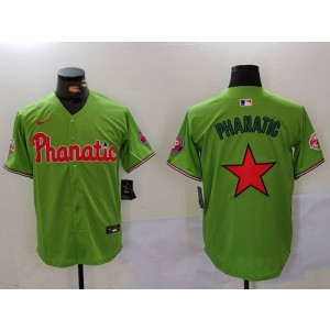 MLB Phillies Blank Green Star Nike Cool Base Men Jersey MLB Phillies Blank Green Star Nike Cool Base Men Jersey