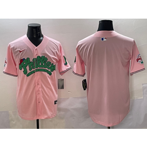 MLB Phillies Blank Pink Nike Cool Base Men Jersey MLB Phillies Blank Pink Nike Cool Base Men Jersey