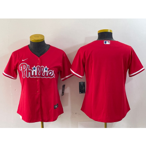 MLB Phillies Blank Red Nike Cool Base Youth Jersey MLB Phillies Blank Red Nike Cool Base Youth Jersey