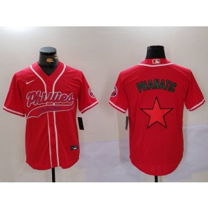 MLB Phillies Blank Red Star Nike Cool Base Men Jersey MLB Phillies Blank Red Star Nike Cool Base Men Jersey