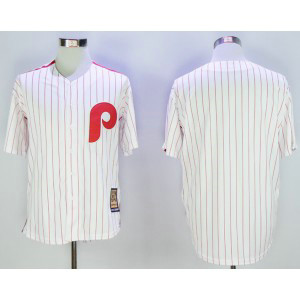 MLB Phillies Blank White Throwback Men Jersey MLB Phillies Blank White Throwback Men Jersey