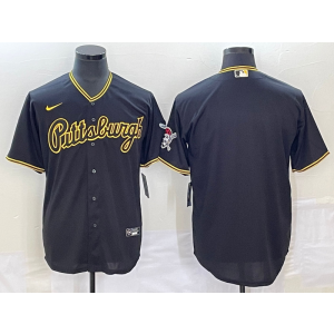 MLB Pirates Blank Black Nike Cool Base Men Jersey MLB Pirates Blank Black Nike Cool Base Men Jersey