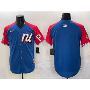 MLB Pirates Blank Blue Alternate 2025 All Star Nike Cool Base Men Jersey