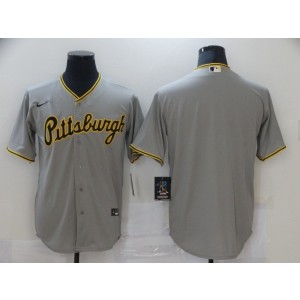 MLB Pirates Blank Grey Nike Cool Base Men Jersey MLB Pirates Blank Grey Nike Cool Base Men Jersey