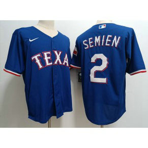 MLB Rangers 2 Marcus Semien Blue Nike Cool Base Men Jersey MLB Rangers 2 Marcus Semien Blue Nike Cool Base Men Jersey