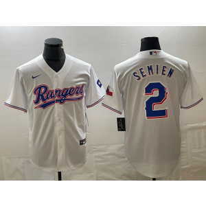 MLB Rangers 2 Marcus Semien White Nike Cool Base Men Jersey MLB Rangers 2 Marcus Semien White Nike Cool Base Men Jersey