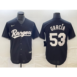 MLB Rangers 53 Adolis García Black Nike Cool Base Men Jersey MLB Rangers 53 Adolis García Black Nike Cool Base Men Jersey